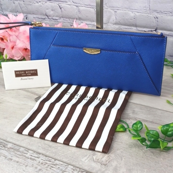 Henri Bendel West 57th Envelope Clutch/ Wristlet NWOT - Picture 1 of 11